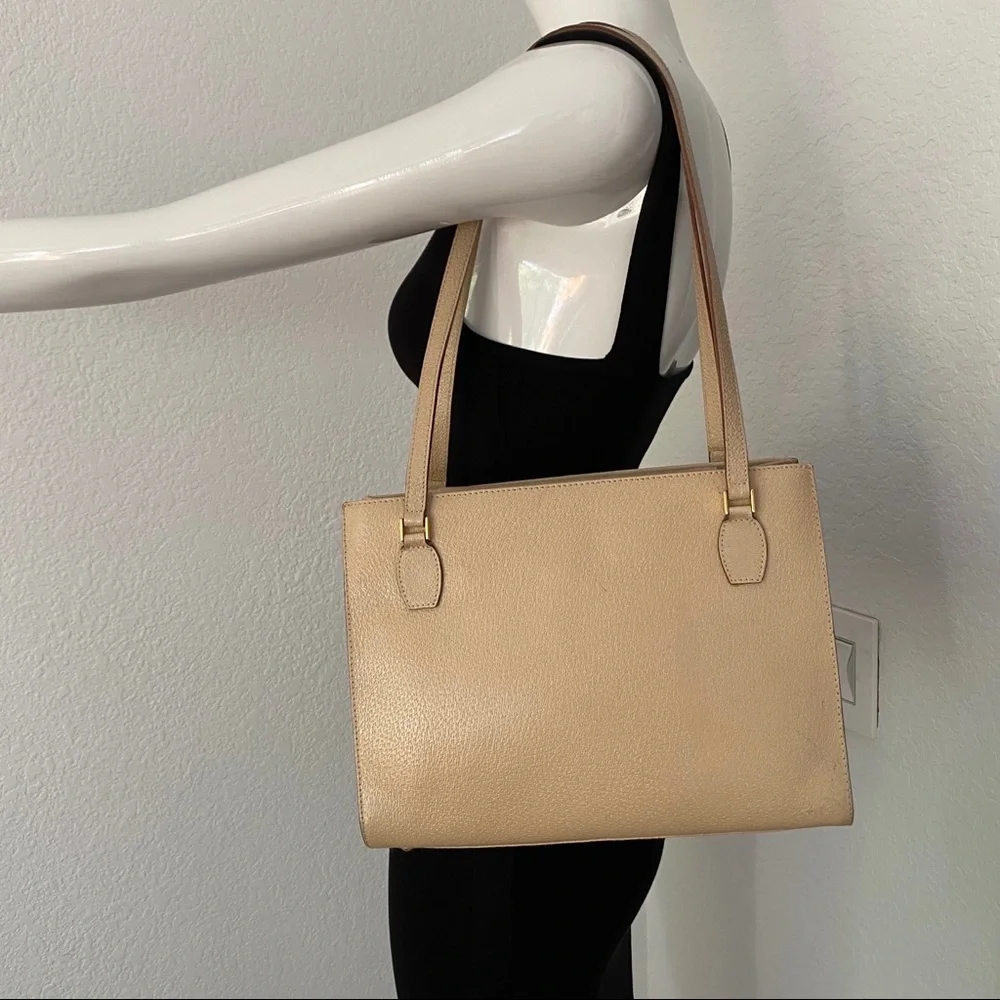 Kate spade beige Italian leather bag